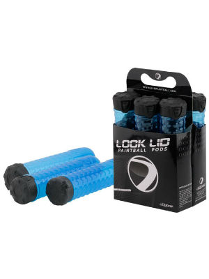 DYE Pod LLP LockLid 160Rnd - 6 pack - Cyan