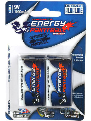 Energy Paintball 9V Double Pack